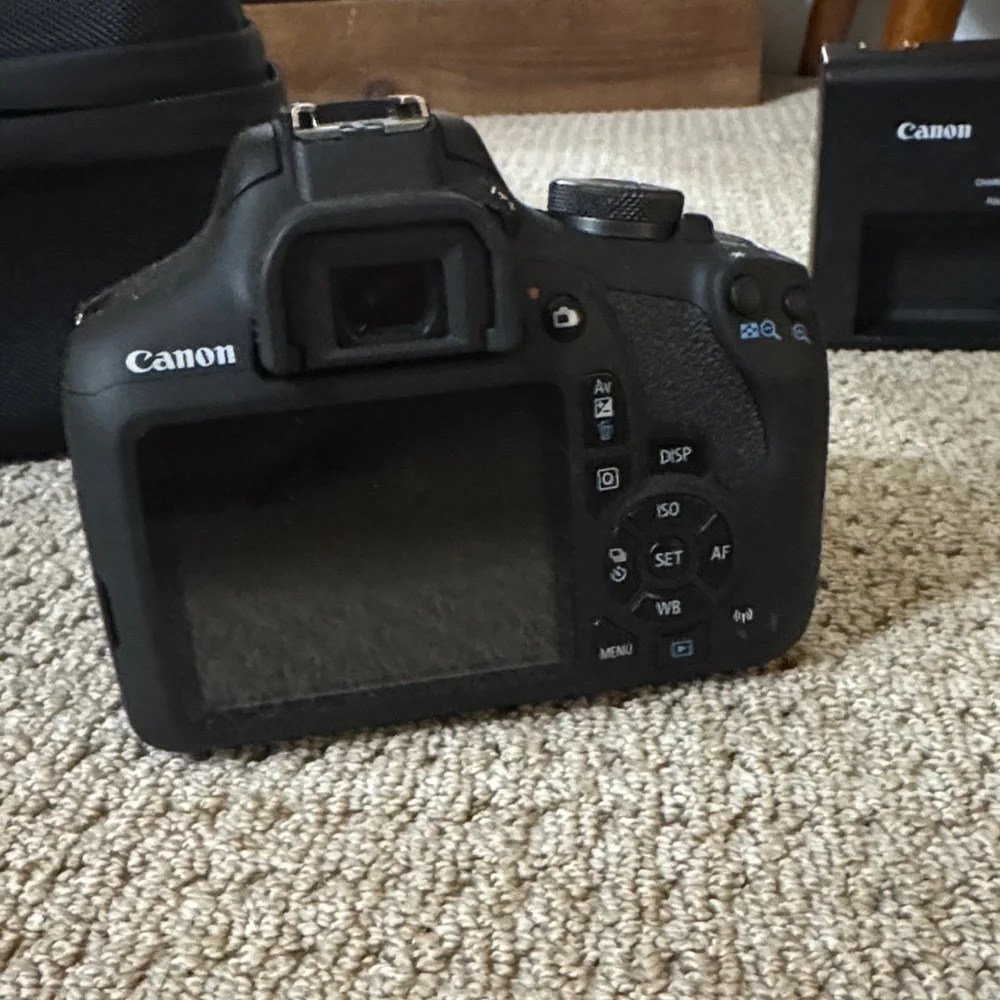 Canon Black EOS DSLR Camera